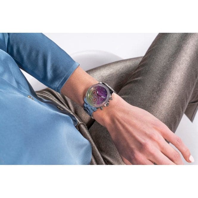 Guess Watches Ladies Sol Stainless Steel Silver Watch Gw0483l1