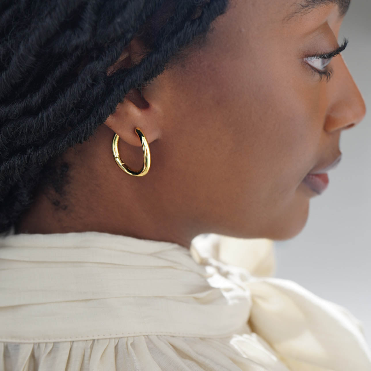 Wobbly Classic Large Hoop Earrings