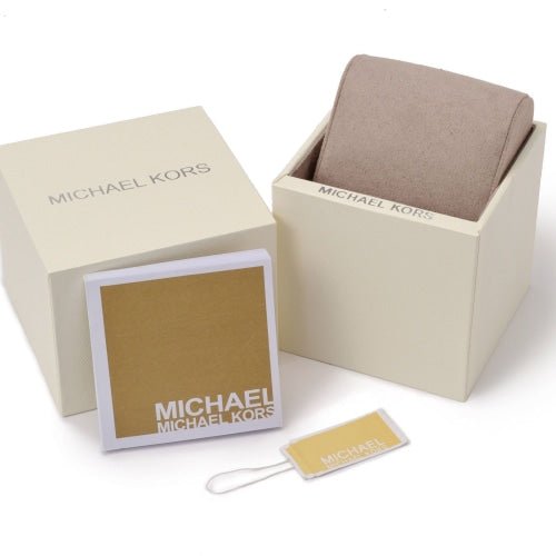 Michael Kors MK2281 Ladies Parker Rose Gold/White Leather Chronograph Watch
