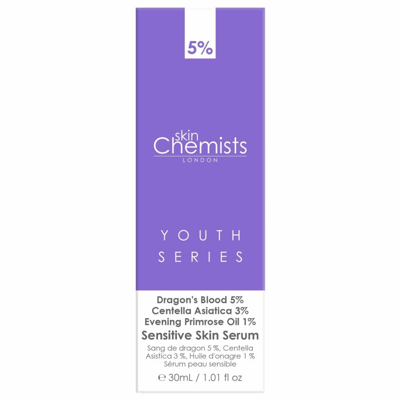 Sensitive Skin Serum Dragon's Blood 5%, Centella Asistica 3%, Evening Primrose Oil 1% 30ml