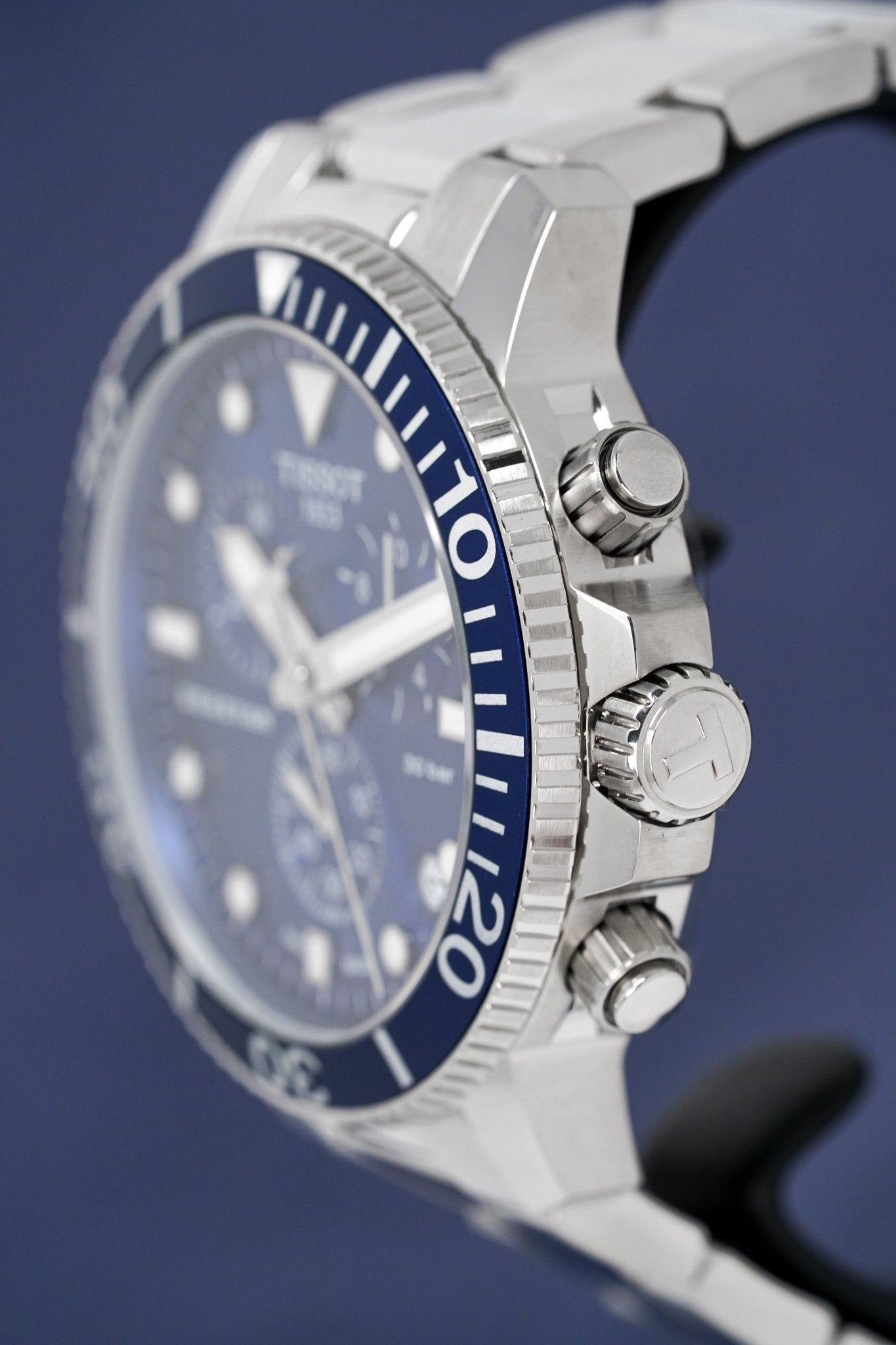 Tissot Chronograph Watch Seastar 1000 Blue T1204171104100