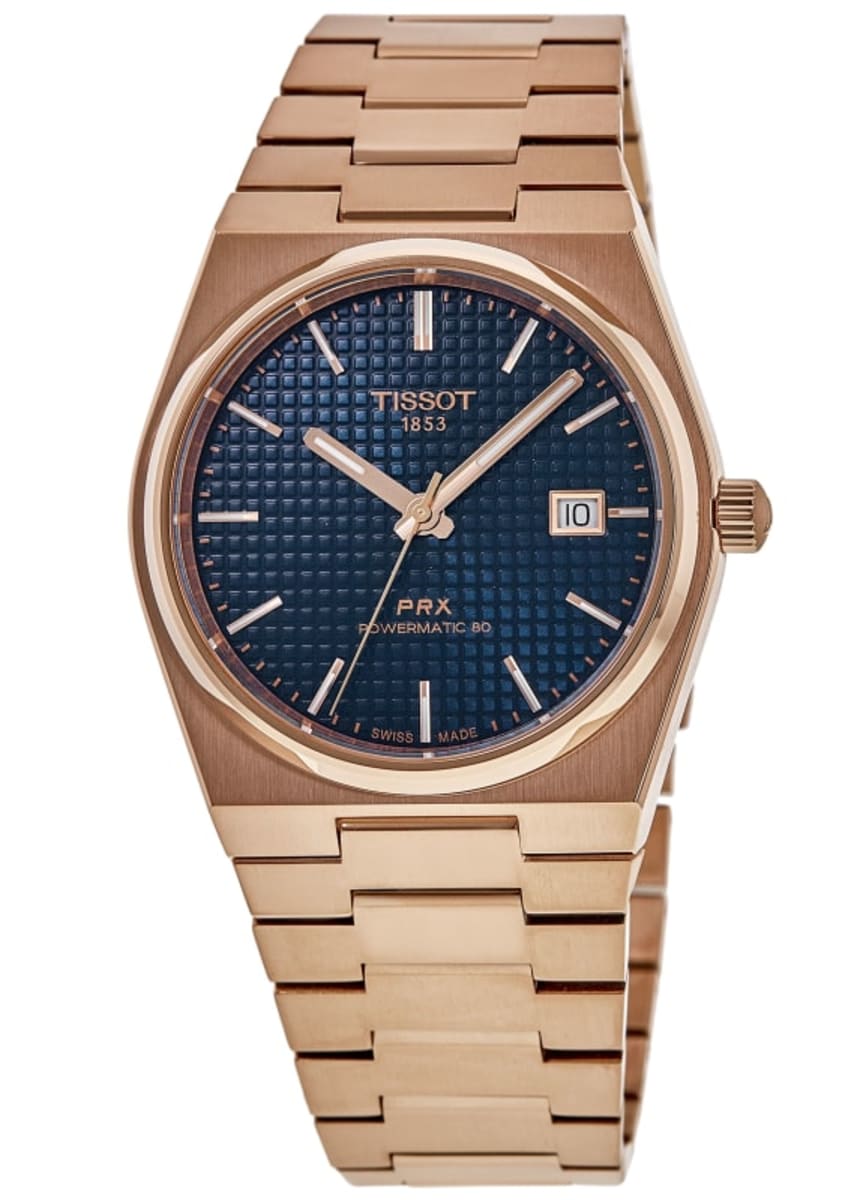 Tissot PRX Powermatic 80 Rose Gold PVD Blue T137.407.33.041.00