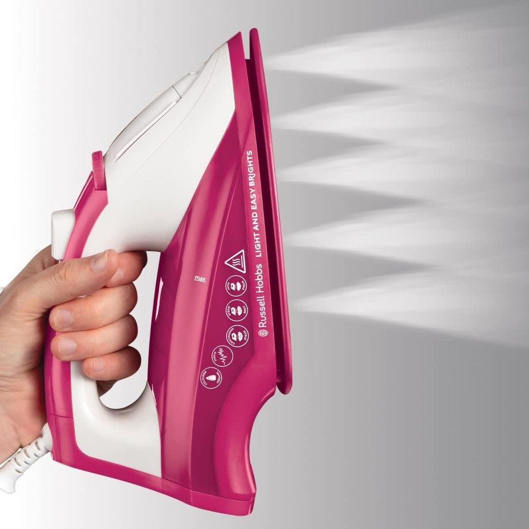 Russell Hobbs Light and Easy Brights Steam Iron 26486- Berry