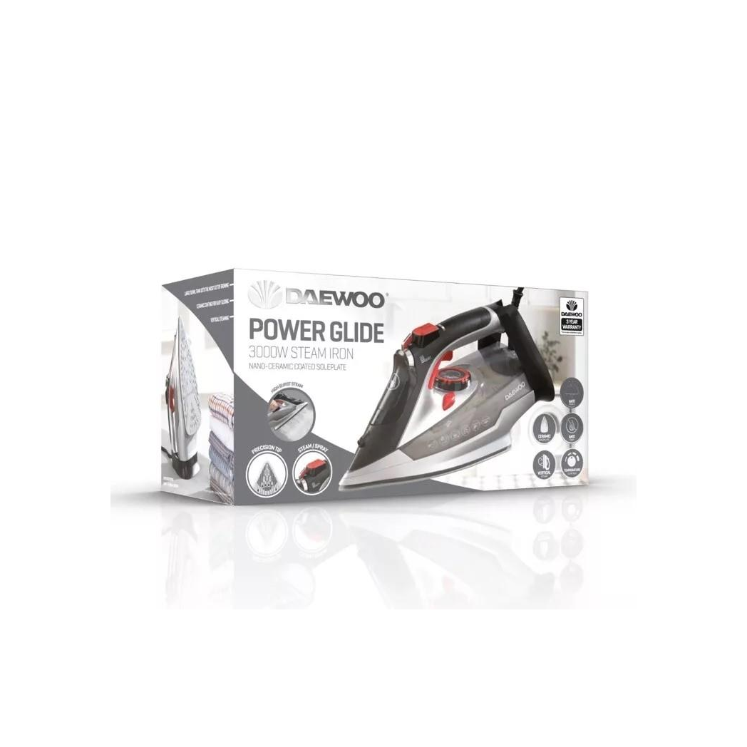 Daewoo Ultra Glide Iron, 2600W Steam Iron With Ceramic Soleplate, High Burst Steam And Precision Tip