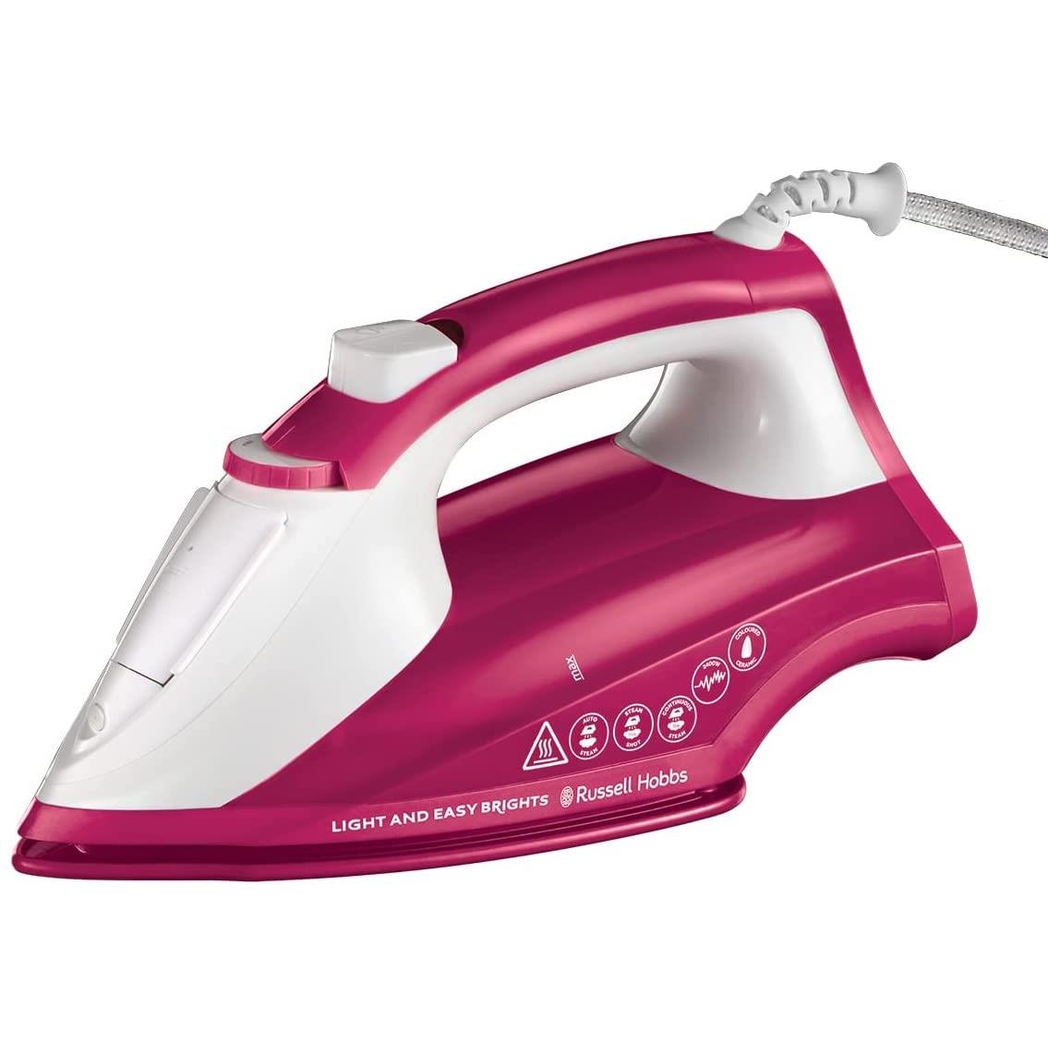 Russell Hobbs Light and Easy Brights Steam Iron 26486- Berry