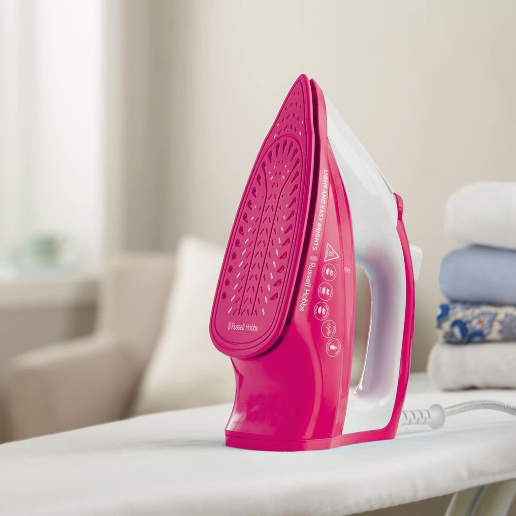 Russell Hobbs Light and Easy Brights Steam Iron 26486- Berry