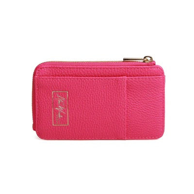 Alice Wheeler Bath Coin Purse – Luxury Vegan Leather Small Purse with Bee Charm