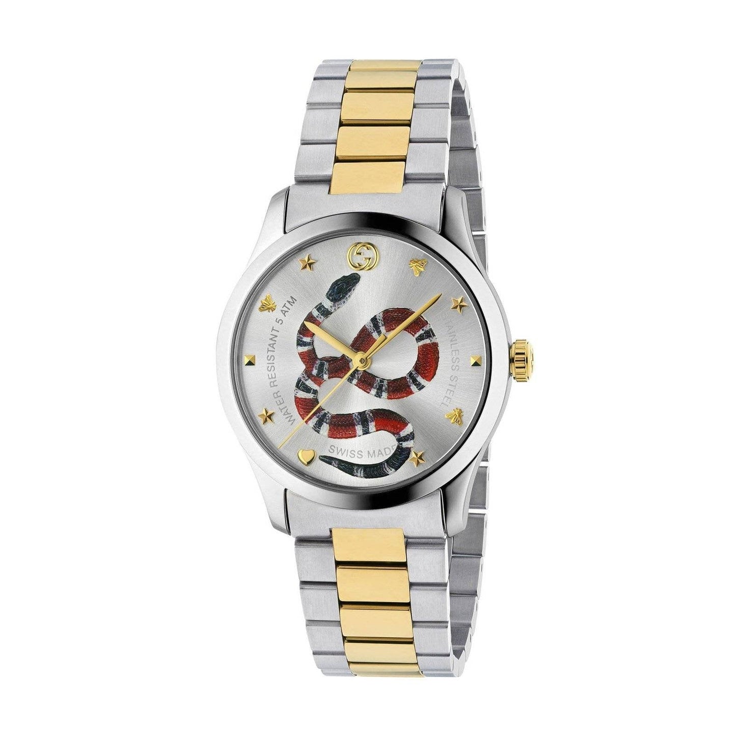 Gucci watch G-Timeless 38MM Mens Snake Motif mod. YA1264075