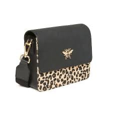 Alice Wheeler Highbury Crossbody Bag (Bronze, Teal & Leopard)