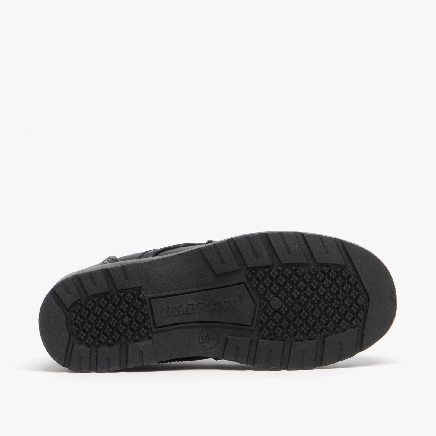 US Brass STUBBY Boys Lace-Up Casual Shoes Black