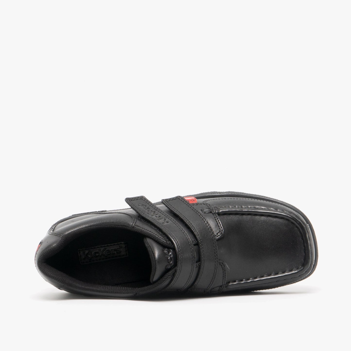 Kickers 114238 FRAGMA STRAP Boys School Shoes Black