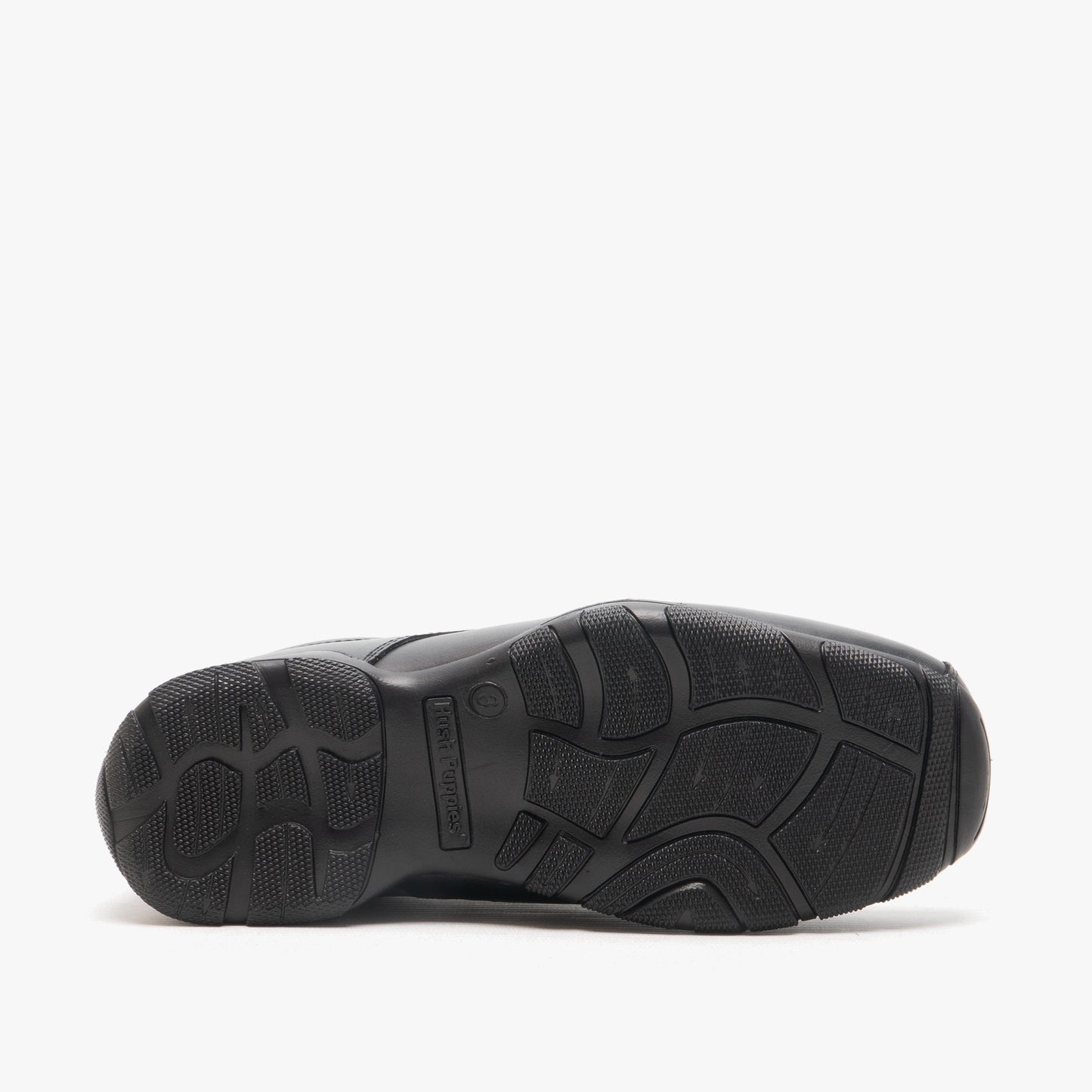 Hush Puppies ELIJAH Boys Leather School Shoes Black
