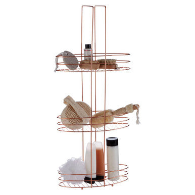Dara 3 Tier Copper Plated Storage Rack