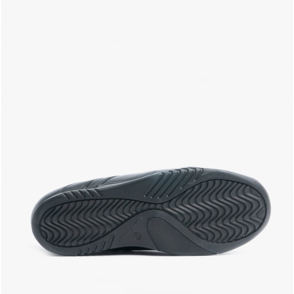Hush Puppies HARVEY Boys Leather School Shoes Black