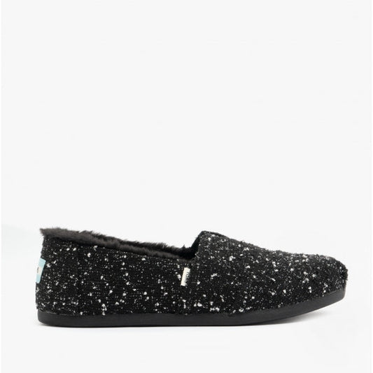 TOMS ALPARGATA Womens Boucle Espadrilles Black