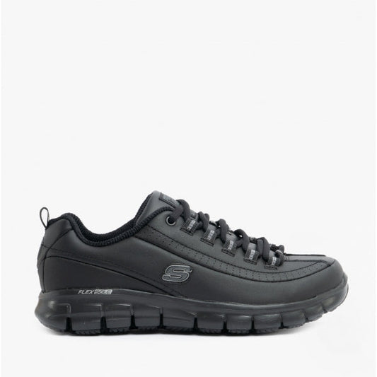 Skechers Work 76550EC SURE TRACK TRICKEL SR Womens Occupational Shoes Black