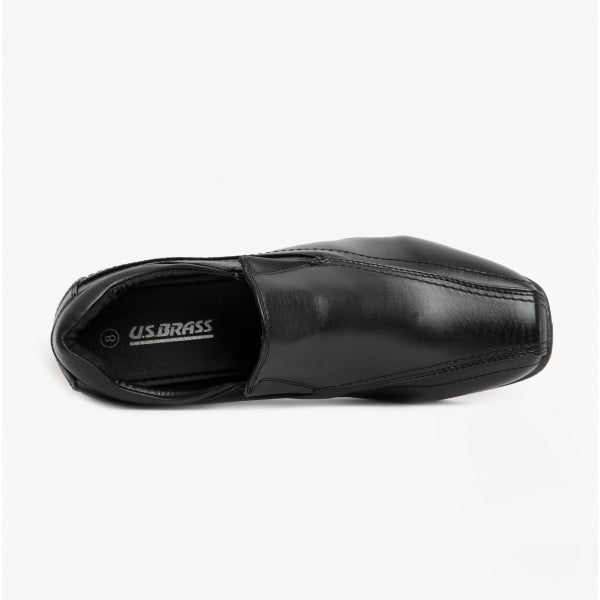 US Brass CUSTER Plain Casual Shoes Black