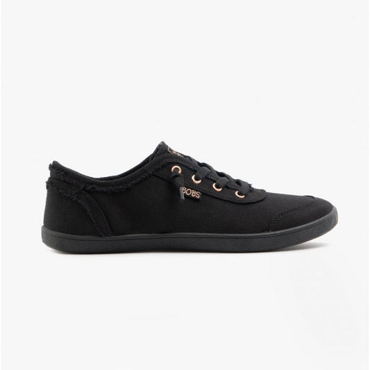 Skechers 33492/BBK BOBS B CUTE Womens Slip-On Trainers Black