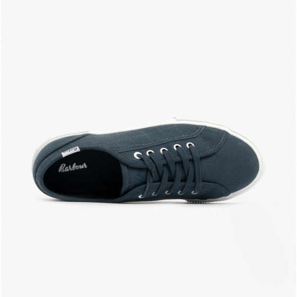 Barbour SEAHOLLY Womens Casual Trainers Navy