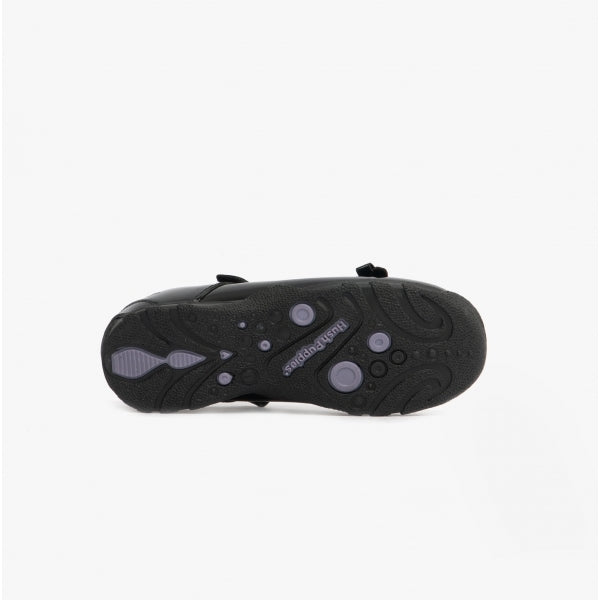 Hush Puppies CARRIE Girls Mary Jane School Shoes Black Patent