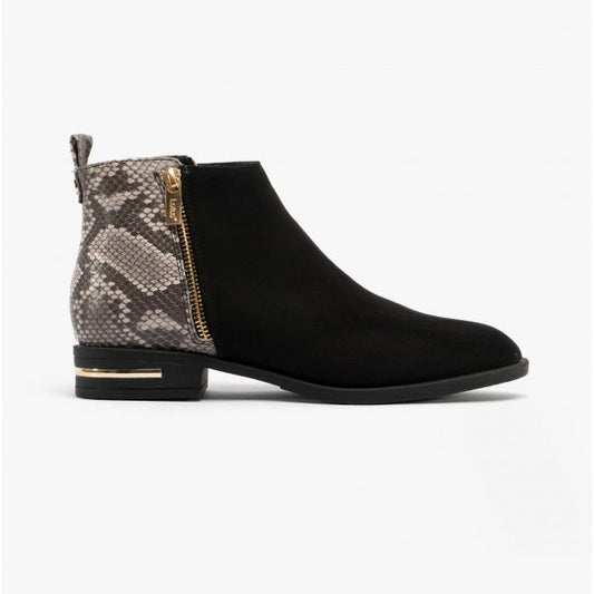 Lotus ANNEKA Womens Boots Black/Snake