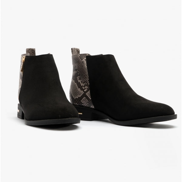 Lotus ANNEKA Womens Boots Black/Snake