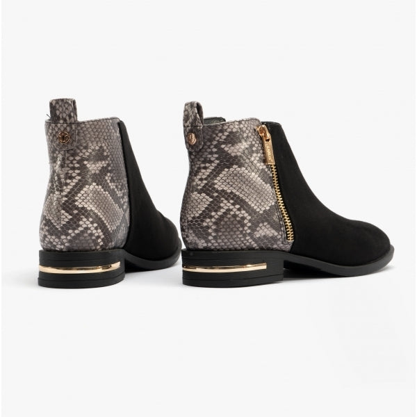 Lotus ANNEKA Womens Boots Black/Snake