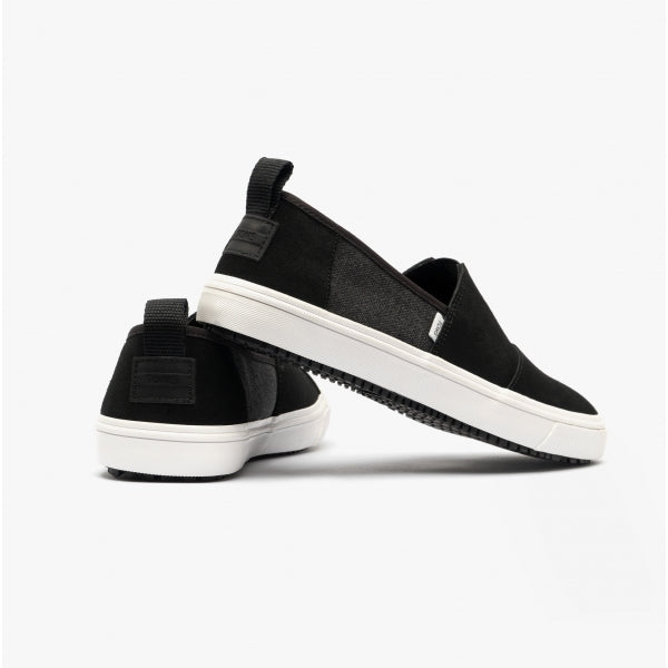 TOMS ALPARGATA TERRAIN Mens Canvas Slip On Black