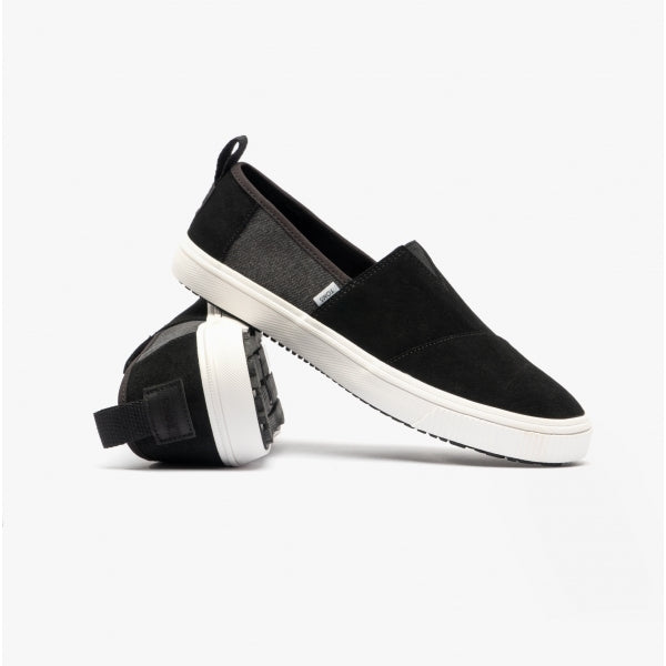 TOMS ALPARGATA TERRAIN Mens Canvas Slip On Black