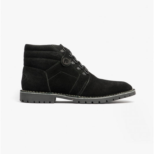 Popps TROOPER Mens Desert Boots Black