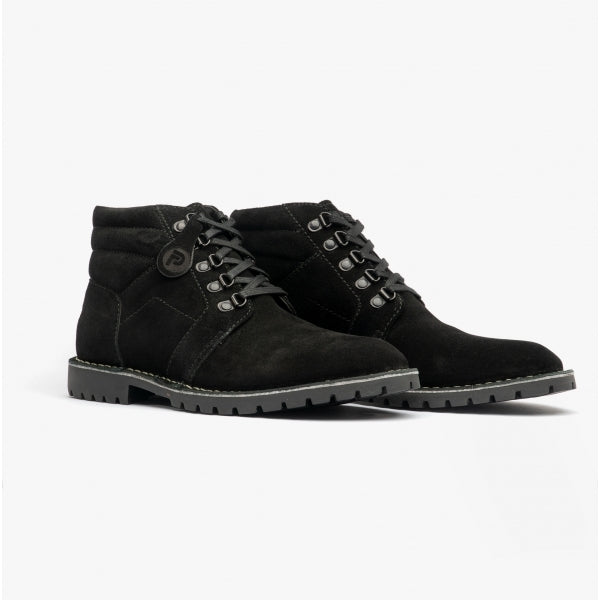 Popps TROOPER Mens Desert Boots Black