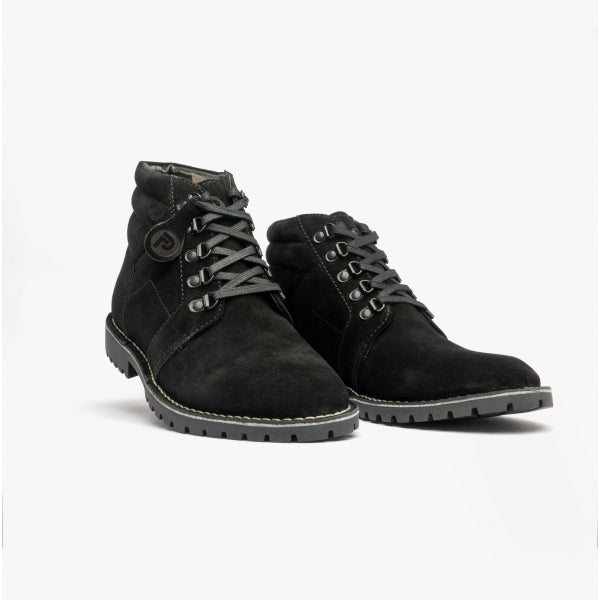 Popps TROOPER Mens Desert Boots Black