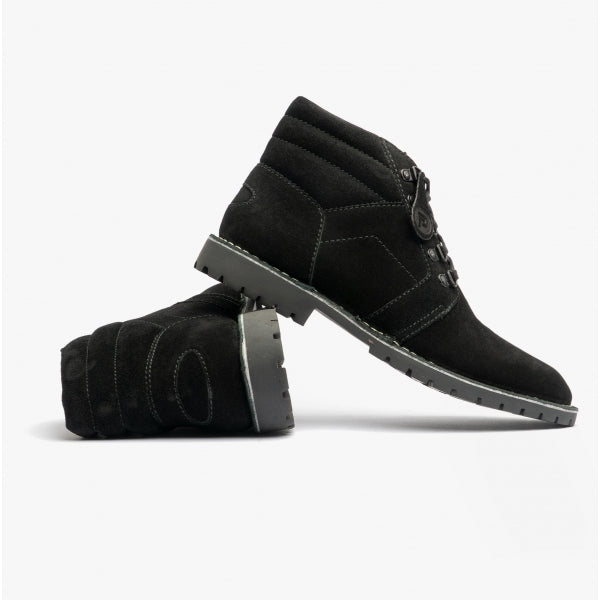 Popps TROOPER Mens Desert Boots Black