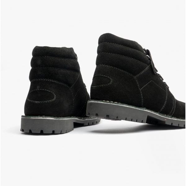 Popps TROOPER Mens Desert Boots Black
