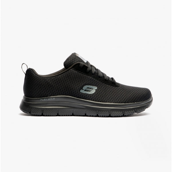 Skechers Work 77125EC FLEX ADVANTAGE - BENDON SR Mens Occupational Trainers Black