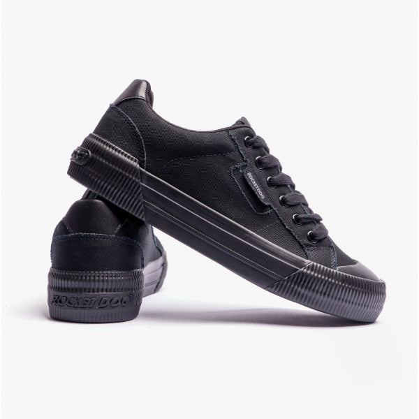 Rocket Dog CHEERY 12A CANVAS Womens Trainers Black