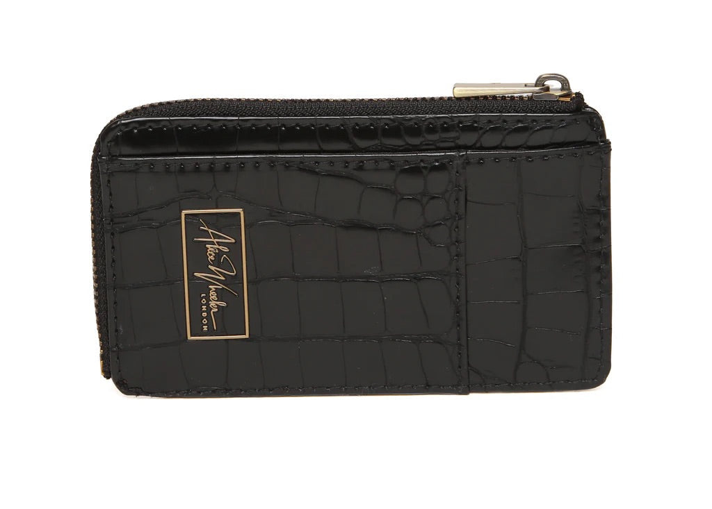 Alice Wheeler Bath Coin Purse – Luxury Vegan Leather Small Purse with Bee Charm