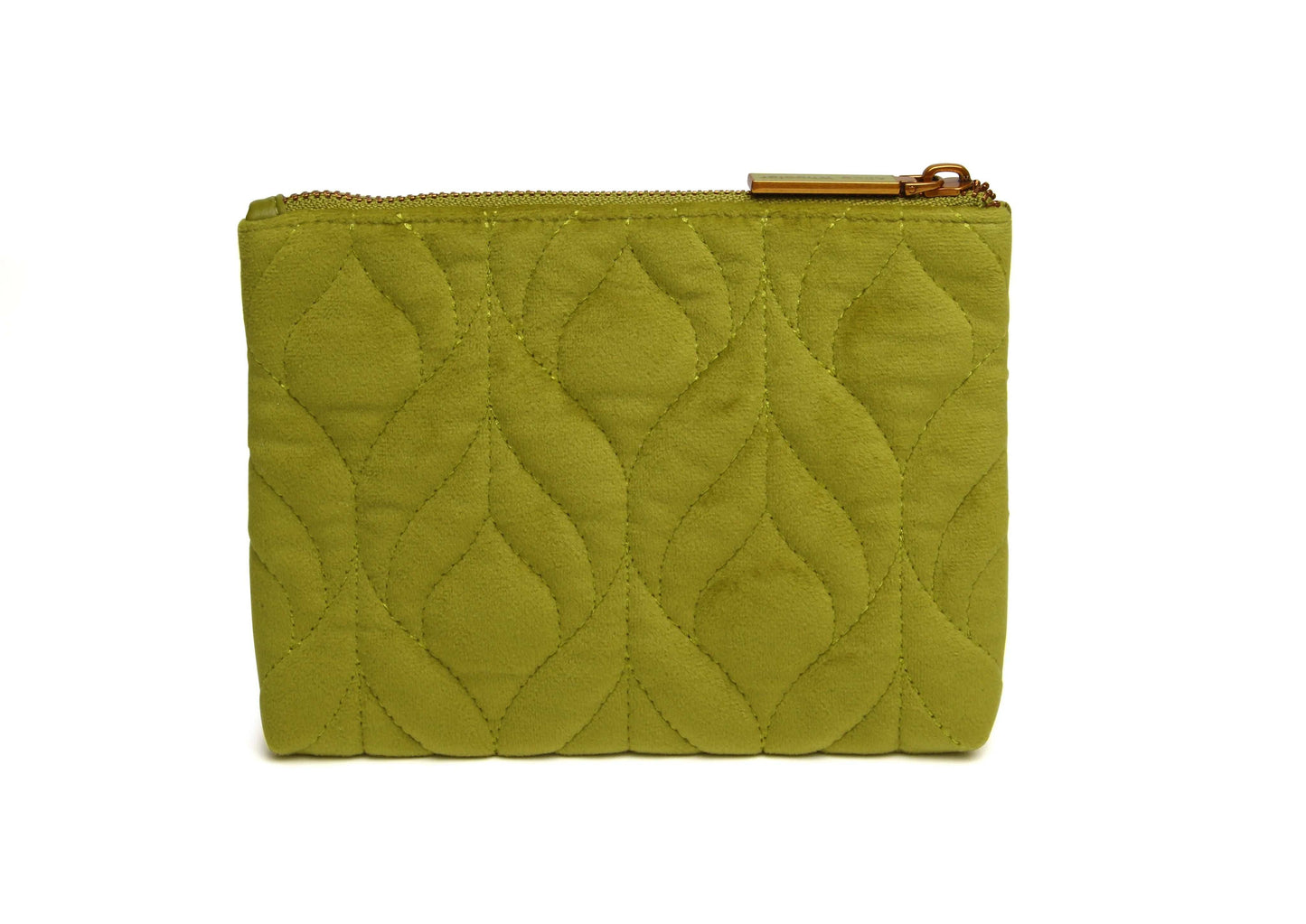 Alice Wheeler Velvet Make Up Pouch (Available in Fig & Lime Green)