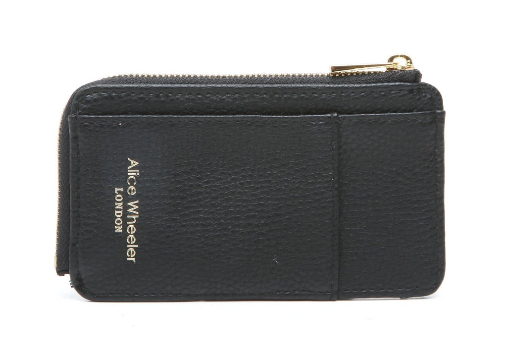 Alice Wheeler Bath Coin Purse – Luxury Vegan Leather Small Purse with Bee Charm
