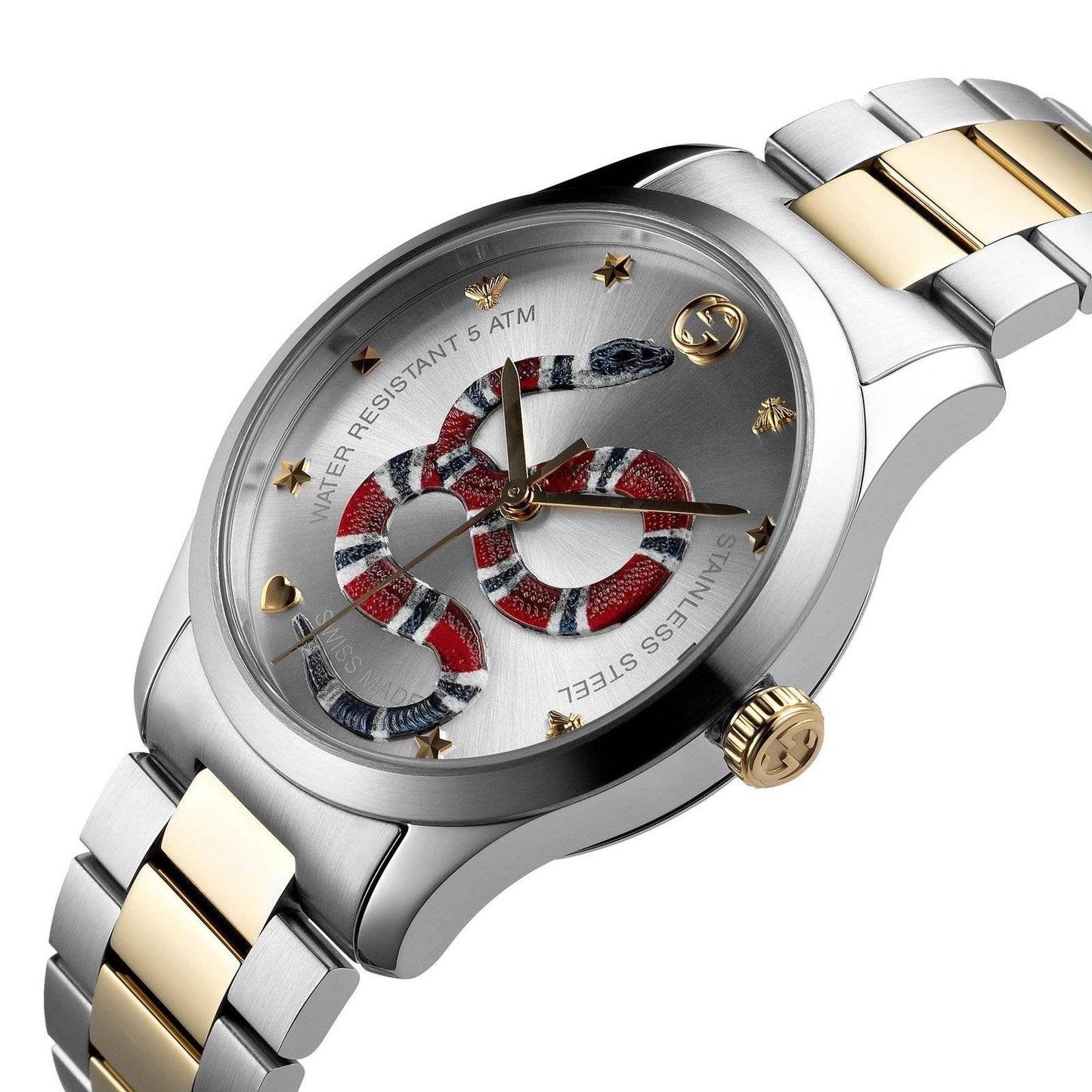 Gucci watch G-Timeless 38MM Mens Snake Motif mod. YA1264075