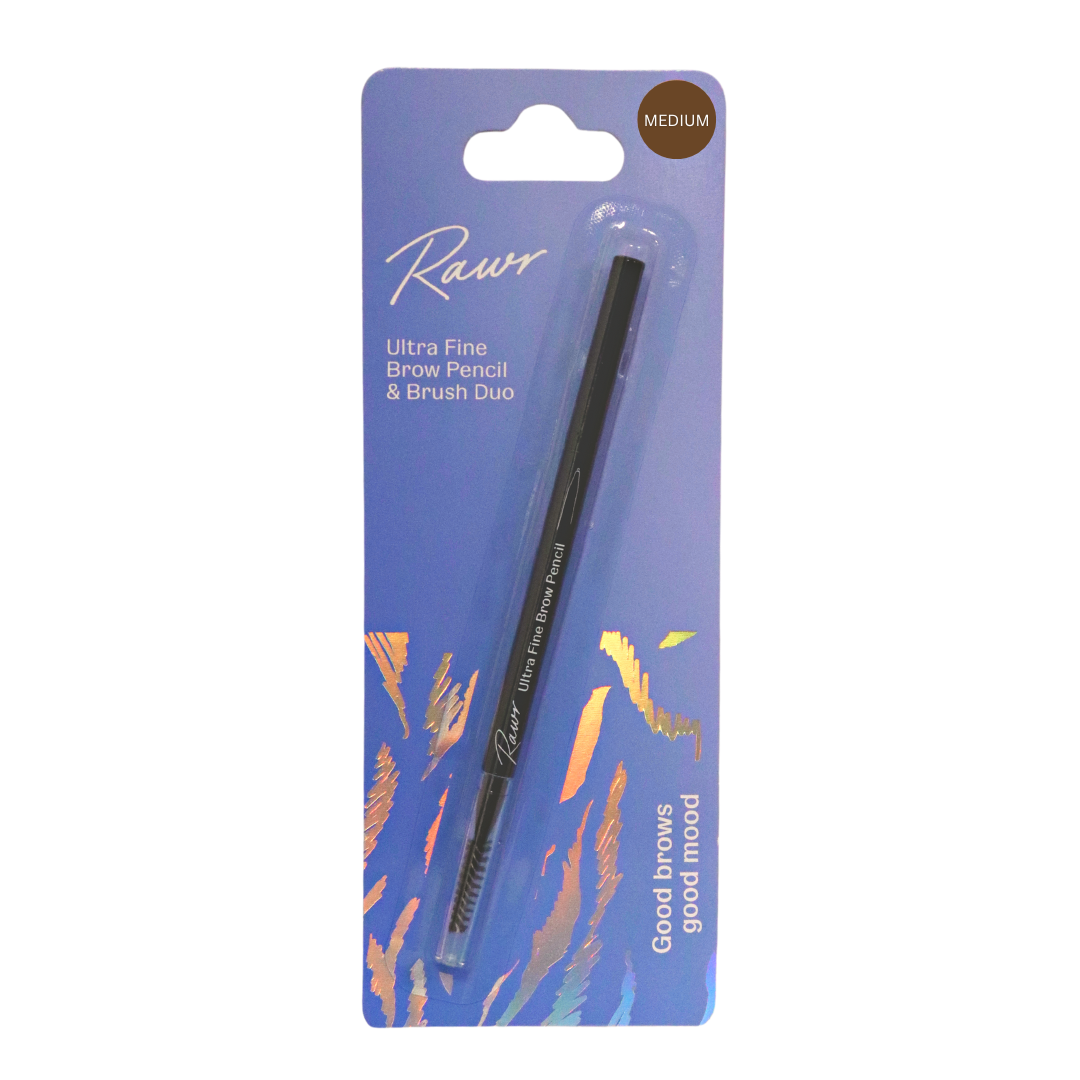 Ultra Fine Brow Pencil & Brush Duo - Medium