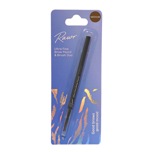 Ultra Fine Brow Pencil & Brush Duo - Medium