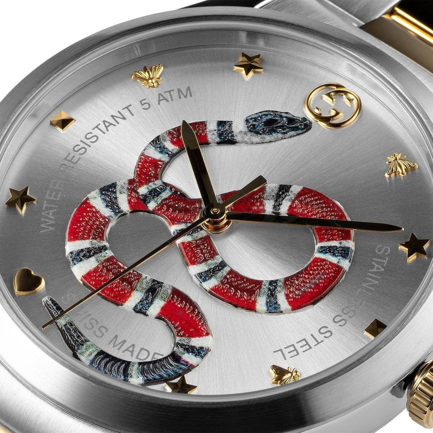 Gucci watch G-Timeless 38MM Mens Snake Motif mod. YA1264075
