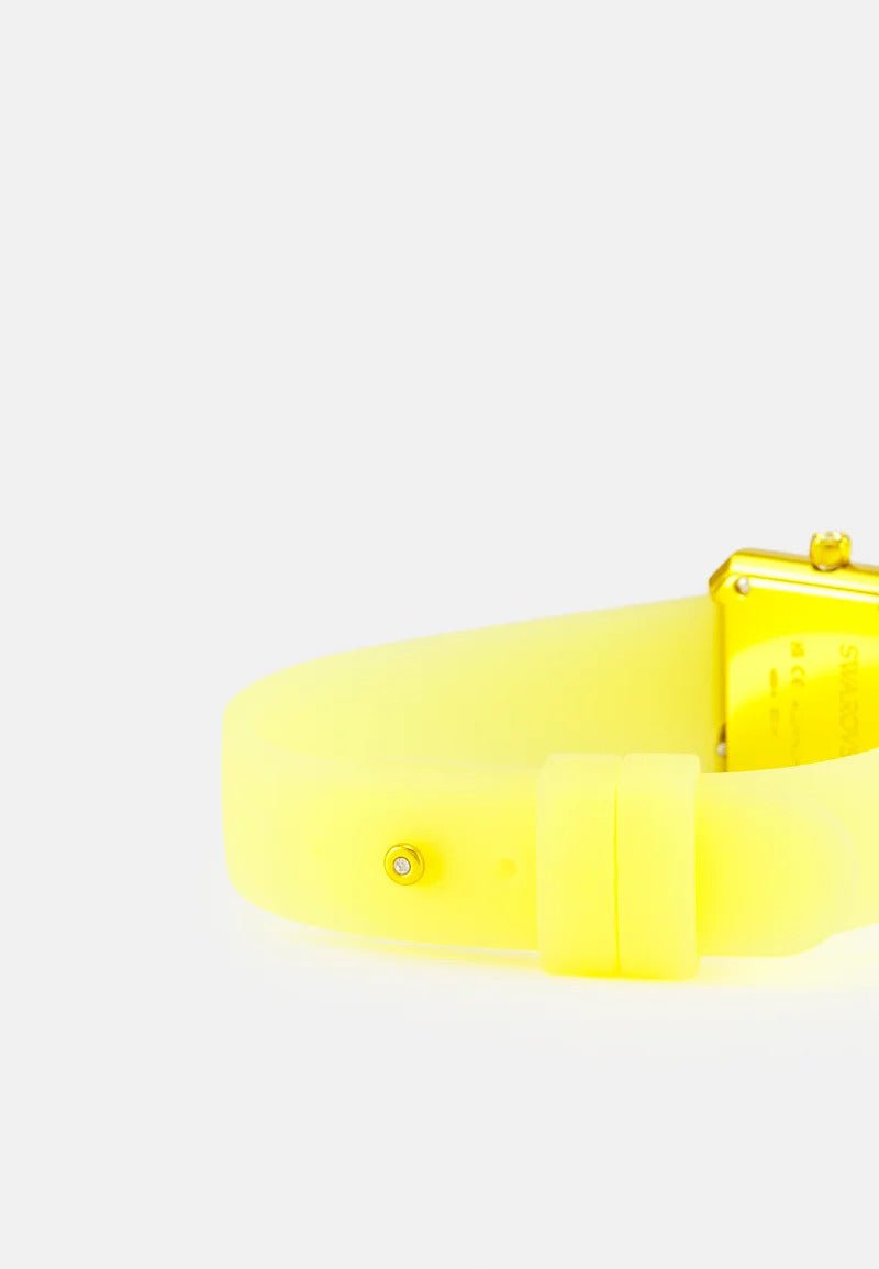 Swarovski Watch Lucent With Silicone Strap Yellow 5624382