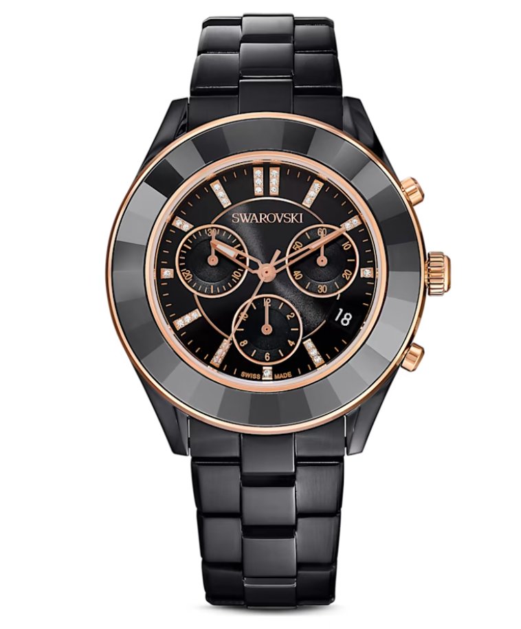Swarovski Watch Octea Lux Chrono Black 5610472