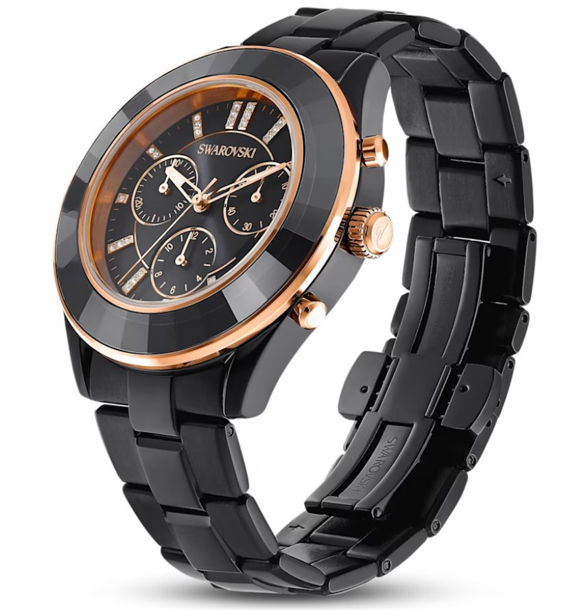 Swarovski Watch Octea Lux Chrono Black 5610472