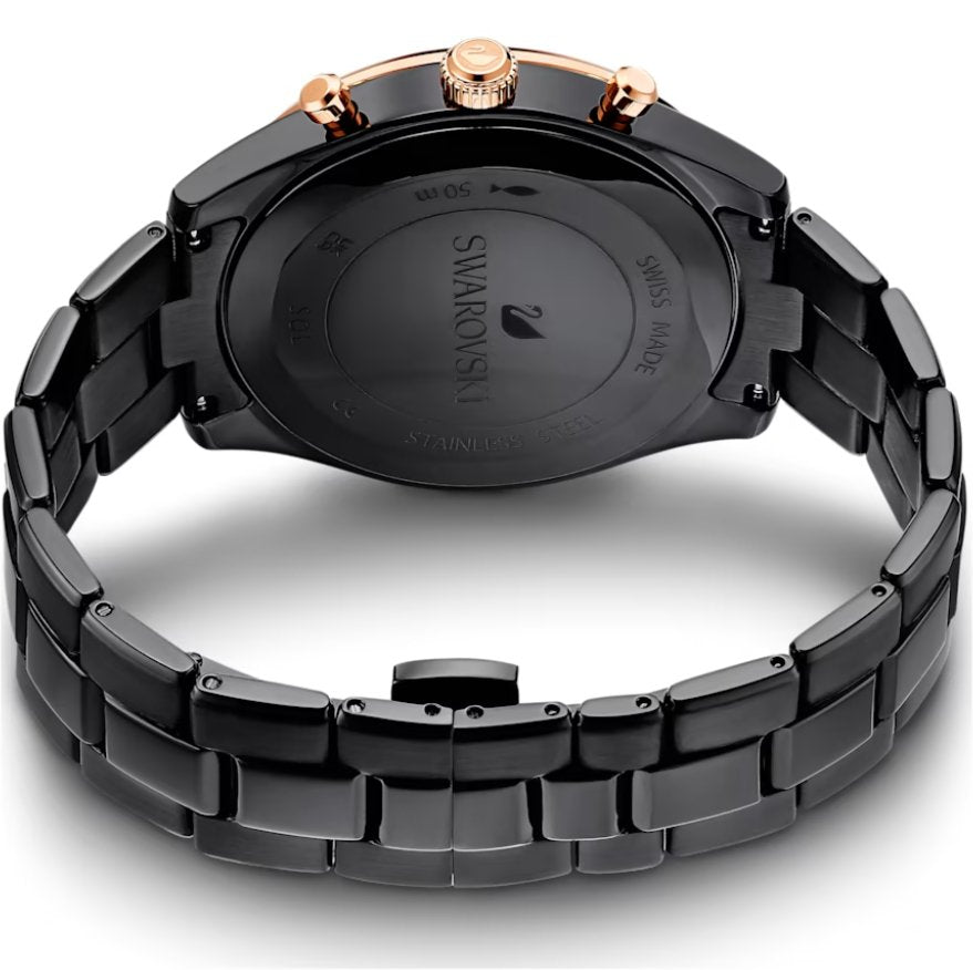 Swarovski Watch Octea Lux Chrono Black 5610472