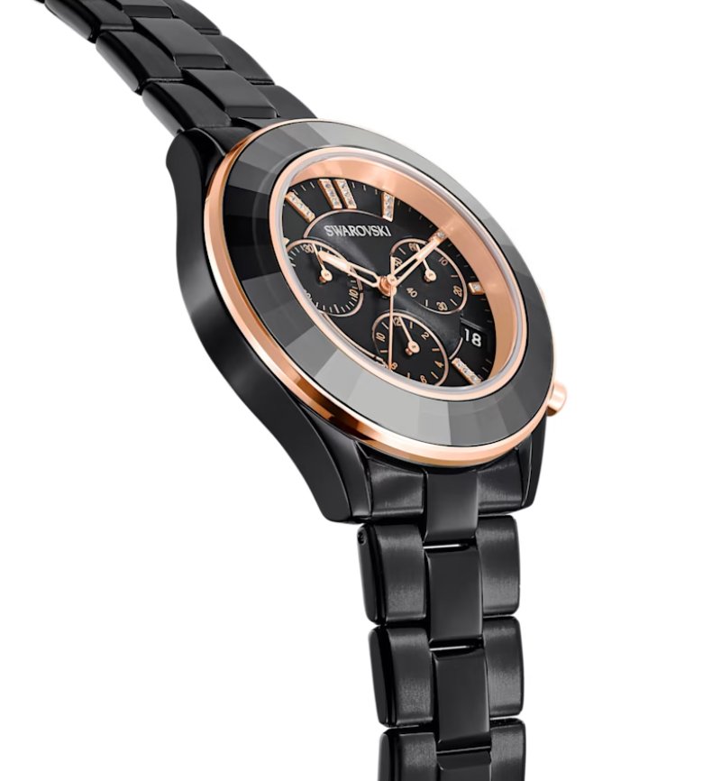 Swarovski Watch Octea Lux Chrono Black 5610472