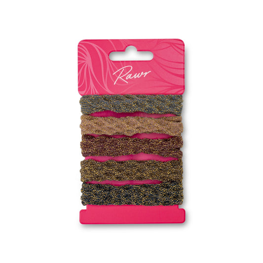Rawr Glitter Lurex Hair Bobbles