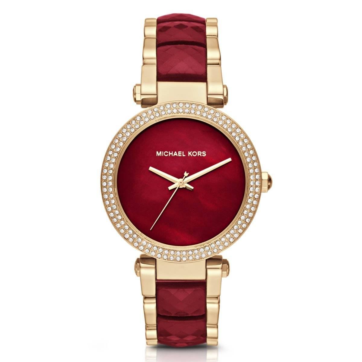 Michael Kors MK6427 Parker Red Gold Ladies